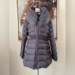 Laundry By Shelli Segal Charcoal 60% down 40% feathers filed Puffer Jacket XL EC